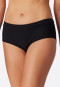 Panty Doppelripp Organic Cotton schwarz - Pure Rib