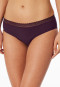 Period panties 2-pack lace black/plum - Secret Care