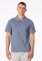 Polo shirt jersey blue-grey - Mix+Relax