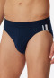 Confezione da 3 slip Rio cotone biologico righe blu scuro - 95/5