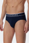 Rio bikini briefs 3-pack organic cotton woven elastic waistband dark blue - 95/5