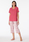 Pyjama longueur 3/4 rose - Comfort Essentials