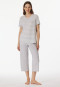 Pyjama 3/4-long gris argenté chiné - Casual Essentials