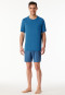 Schlafanzug kurz blau - Long Life Soft