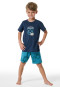 Pyjama court bleu nuit foot - Boys World