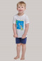 Schlafanzug kurz Organic Cotton Ratte Pool weiß - Rat Henry