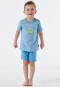 Pyjamas short striped frogs off-white - Natural World