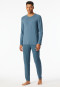 Schlafanzug lang atlantikblau - Long Life Soft