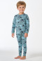 Pyjama long côtelé poignet dinosaure minéral - Kids Nightwear