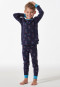 Pigiama lunghezza cani skateboard blu scuro - Boys World