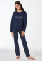 Long pyjamas interlock dark blue - Teens Nightwear