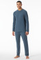Pigiama lungo interlock jeans blu - selected! Premium Warming