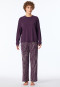 Pajamas long printed plum - selected! premium