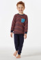 Pigiama lungo a righe blu scuro - Boys World