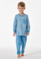 Pigiama lungo a righe celeste - Boys World