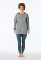 Pigiama A righe lunghe leggings jeans blu - Casual Essentials