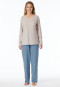Pajamas long sand patterned - Comfort Essentials