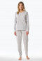 Long pyjamas silver-grey mottled - Casual Essentials