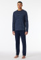 Pyjama long rayures amiral - Casual Essentials