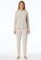 Pigiama con polsini riscaldanti di lunghezza beige - selected! Premium Warming