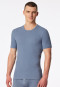Shirt short sleeve blue-grey - Revival Friedrich