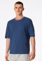 Shirt with short sleeves and chest pocket atlantic blue - Mix+Relax