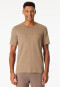 Shirt kurzarm Sweat-Qualität nougat - Mix+Relax