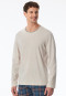 Shirt langarm beige meliert - Mix+Relax