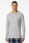 Shirt langarm grau-meliert - Mix+Relax