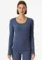 Shirt long-sleeve denim blue - Personal Fit
