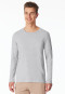 Shirt long sleeve Organic Cotton gray melange - Mix+Relax