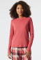 Shirt long-sleeved organic cotton light red - Mix+Relax