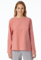 Shirt long-sleeve round neck papaya - Mix+Relax