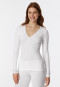 Shirt long-sleeved white - Revival Agathe