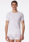Maglia a manica corta in jersey elastico con scollo tondo di colore bianco - Long Life Soft