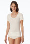 T-shirt à manches courtes blanc naturel - Personal Fit