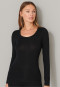 Long-sleeved shirt black - Personal Fit