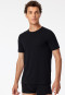 Shirts short-sleeved 2-pack organic cotton round neck black - 95/5