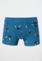 Shorts 2er-Pack Drachenprint blau/weiß - Fine Rib