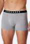 Boxer par lot de 3, coton bio, ceinture élastiquée, gris chiné - 95/5