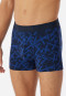 Shorts 3er-Pack Organic Cotton Webgummibund uni/gemustert dunkelblau/royal - 95/5