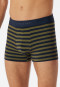 Shorts 3er-Pack Organic Cotton Webgummibund uni/gestreift mehrfarbig - 95/5