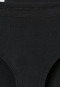 Short a coste doppie nere - Pure Rib