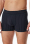 Shorts rayés bleu nuit - Fine Interlock