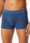 Shorts en coton bio imprimé bleu atlantique - Comfort Fit