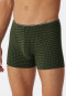 Shorts Organic Cotton gemustert oliv - 95/5