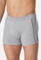 Pantaloncini in cotone organico grigio screziato - Comfort Fit