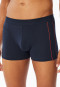Shorts en coton bio bleu nuit- Comfort Fit