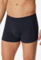 Shorts Organic Cotton Paspeln blau meliert - Comfort Fit