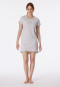Sleepshirt short sleeve print gray melange - Casual Essentials